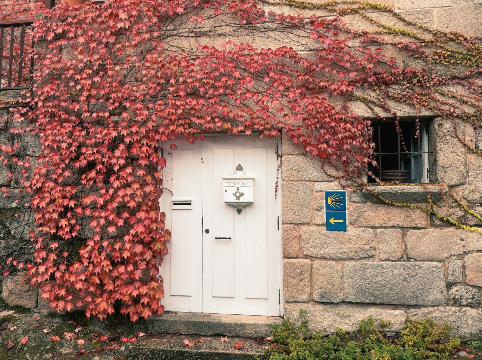 Geschlossener Briefkasten mit sichtbarem Zylinderschloss